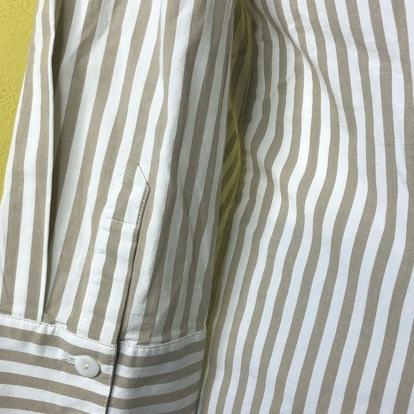 Woman’s New Raffael Striped 3/4 Length Sleeve Top - Picture 14 of 15